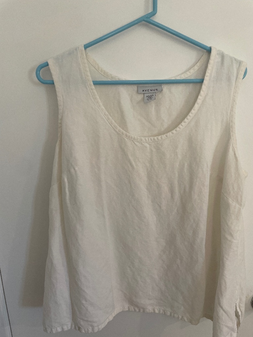 Avenue white tank top